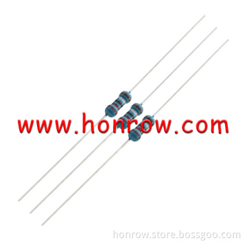 2.2 ohm 1/4W 2.2R Metal Film Resistor 2.2ohm 0.25W 1% ROHS of ECU airbag resistance